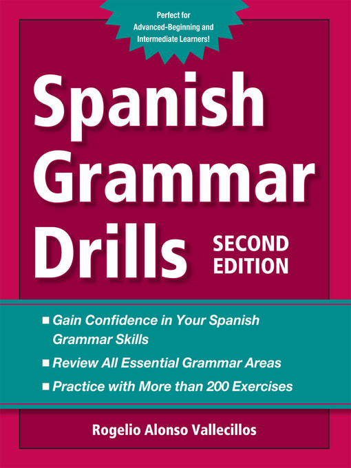 Title details for Spanish Grammar Drills by Rogelio Alonso Vallecillos - Wait list
